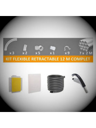 Kit flexible rétractable pour aspirateur | Domaspi